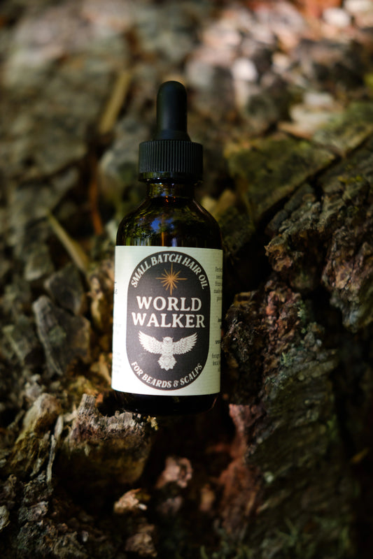 Worldwalker - Sage Beard & Hair Oil - Folk & Fire Apothecary